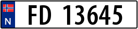 Truck License Plate